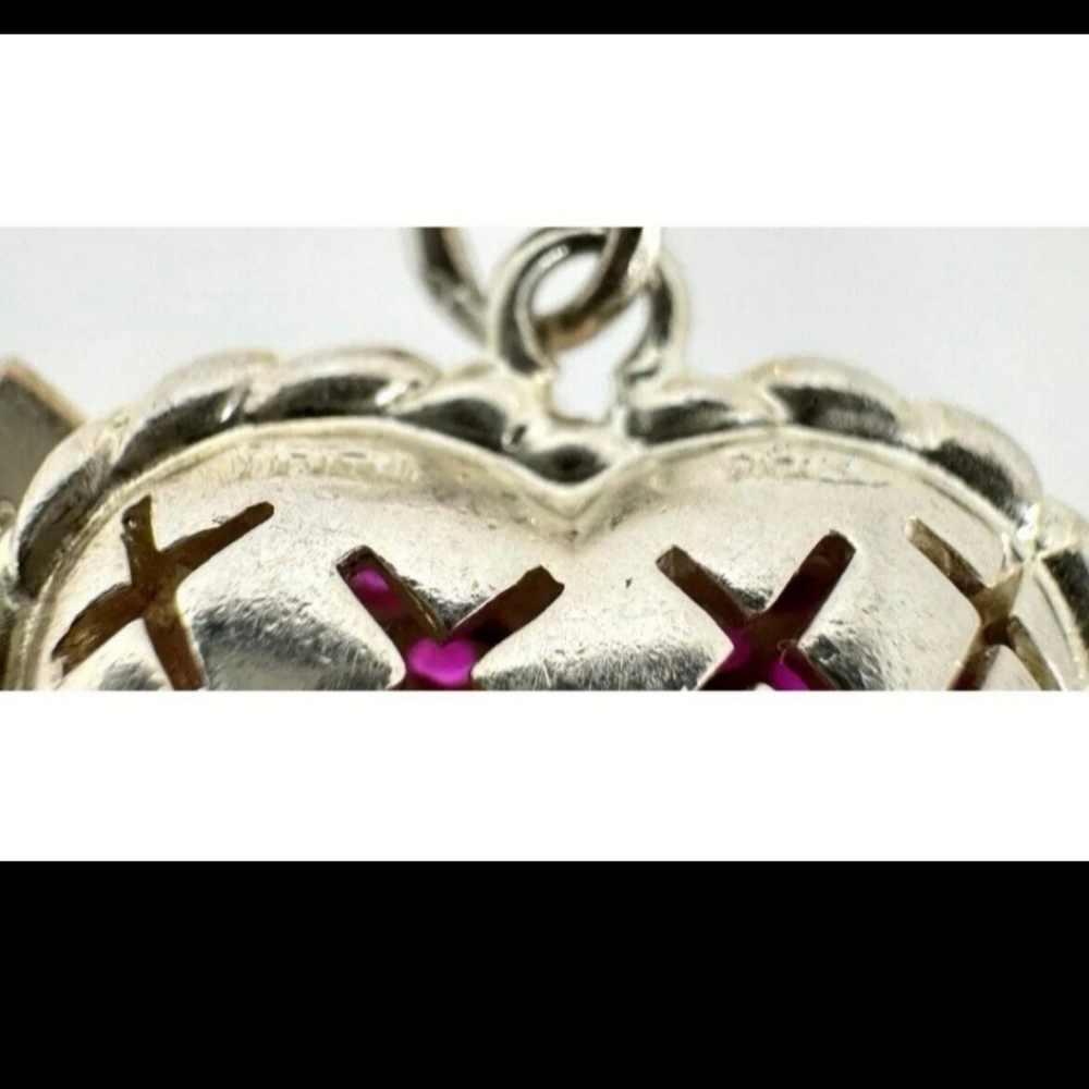 JUDITH RIPKA authentic pendant Heart and Arrow hard to find ! FIRM PRICE - Picture 10 of 13